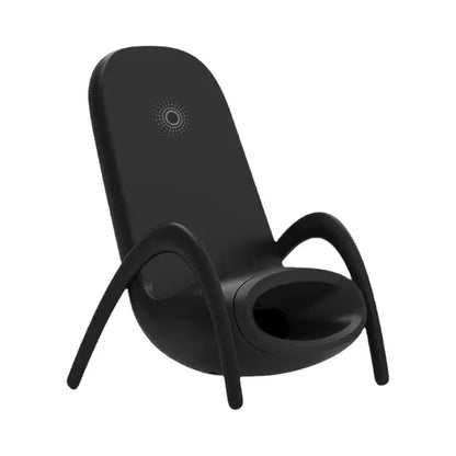 Mini Chair 15W Wireless Charger Stand | Universal Mobile Phone Holder 📱⚡