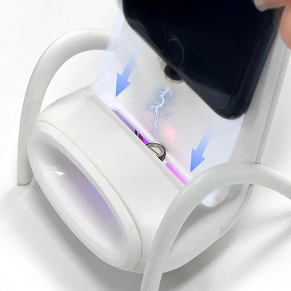 Mini Chair 15W Wireless Charger Stand | Universal Mobile Phone Holder 📱⚡