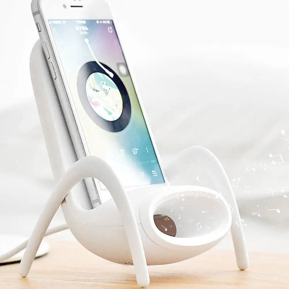 Mini Chair 15W Wireless Charger Stand | Universal Mobile Phone Holder 📱⚡