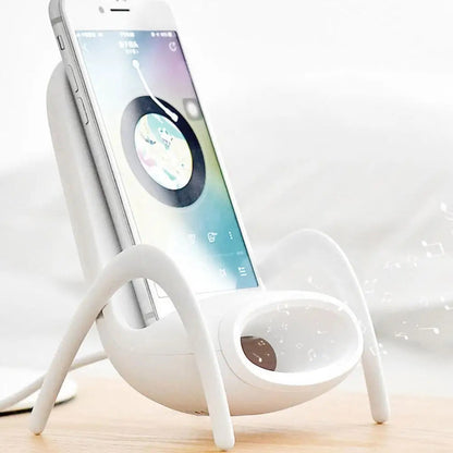 Mini Chair 15W Wireless Charger Stand | Universal Mobile Phone Holder