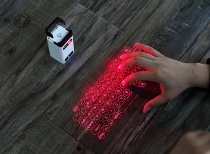 Revolutionize Your Typing Experience: Bluetooth Virtual Laser Keyboard with Mouse Function - The Ultimate Companion for Computer, Pad, and Laptop!