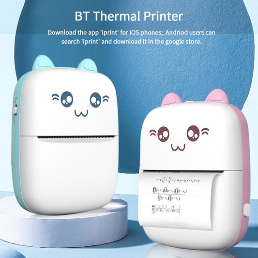 Portable Bluetooth Thermal Printer - Instant Label & Receipt Printing On-The-Go!